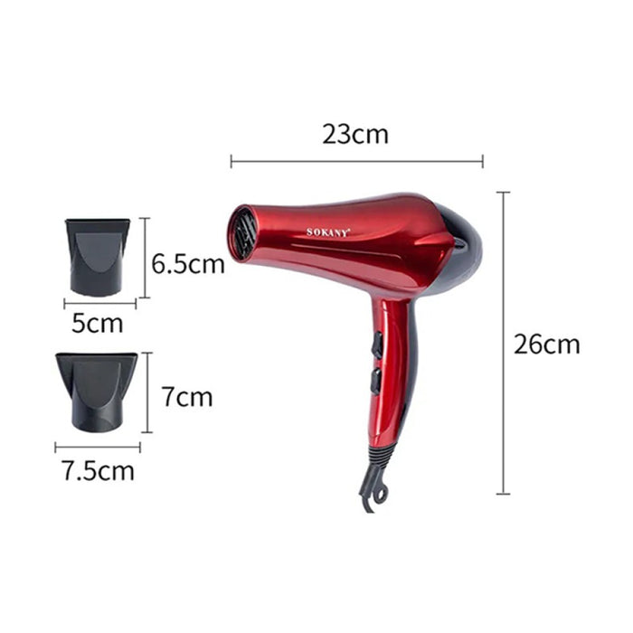 Sokany 2400W Quick Drying Hair Dryer SK-2211 - High-Speed Motor, Hot & Cold Air