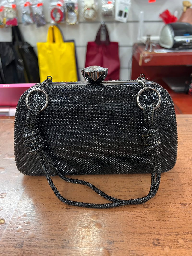 Crystal Luxe Box Clutch Bag A061