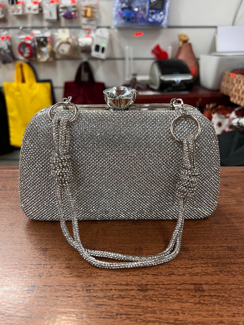 Crystal Luxe Box Clutch Bag A061