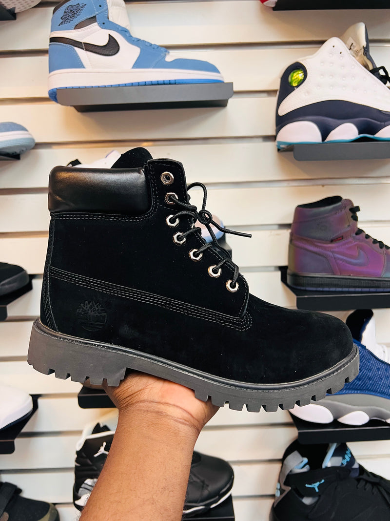 Timberland Premium Black Suede Boots