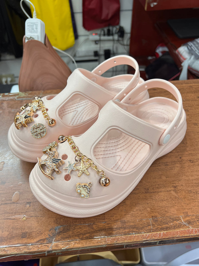 Charm Pop Comfort Clog Sandals A-050