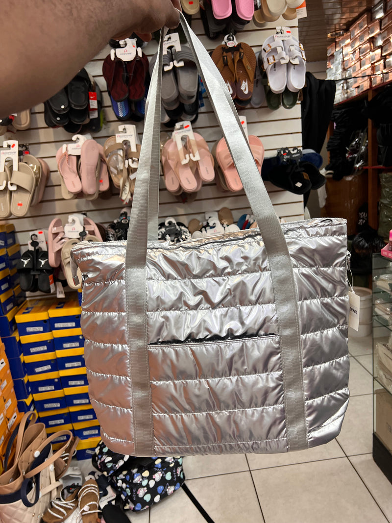 Cloud Carry Large Quilted Puffer Tote Bag A-058