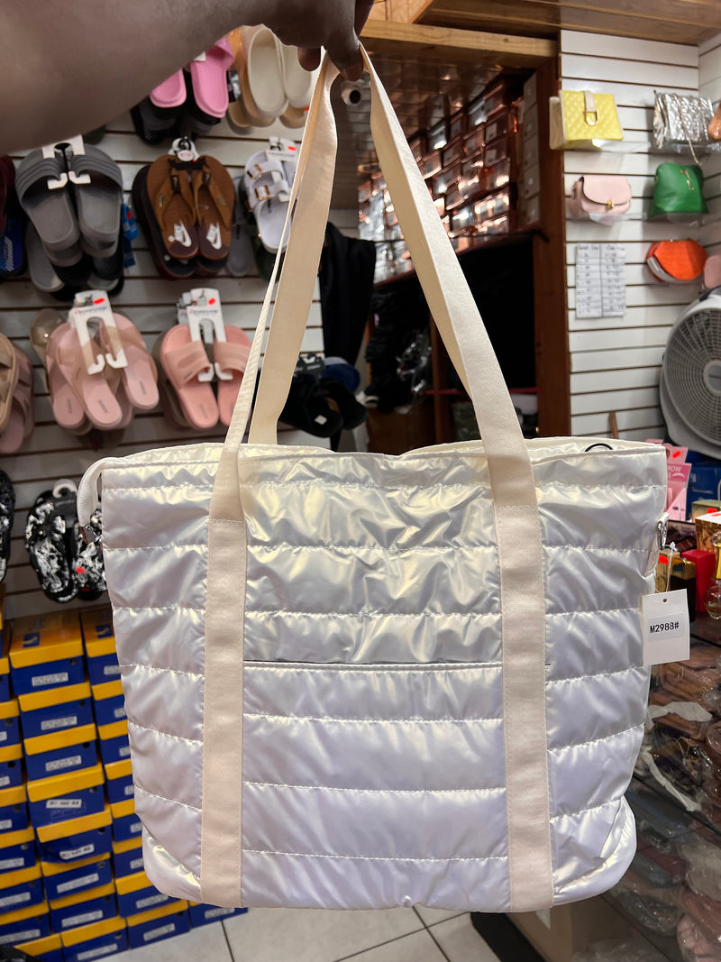 Cloud Carry Large Quilted Puffer Tote Bag A-058