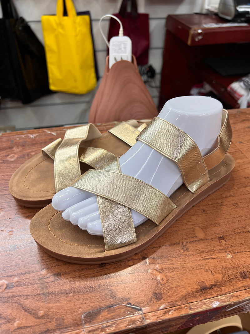 Flexi Chic Cross-Strap Comfort Sandals A-041