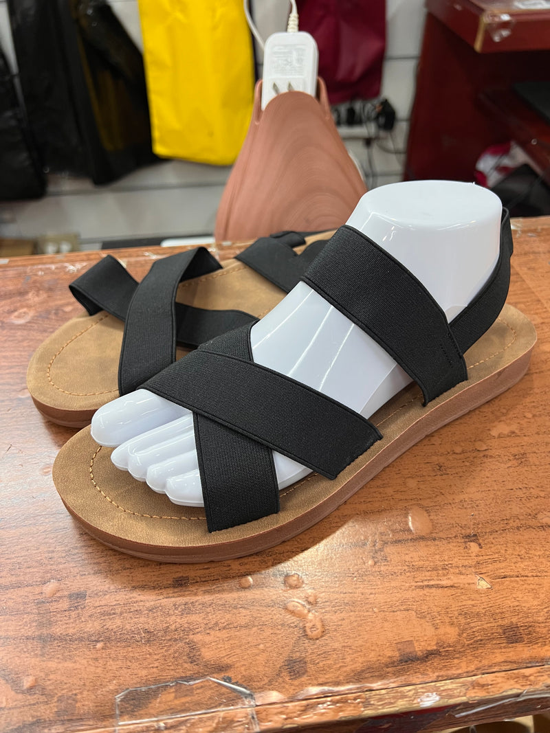 Flexi Chic Cross-Strap Comfort Sandals A-041