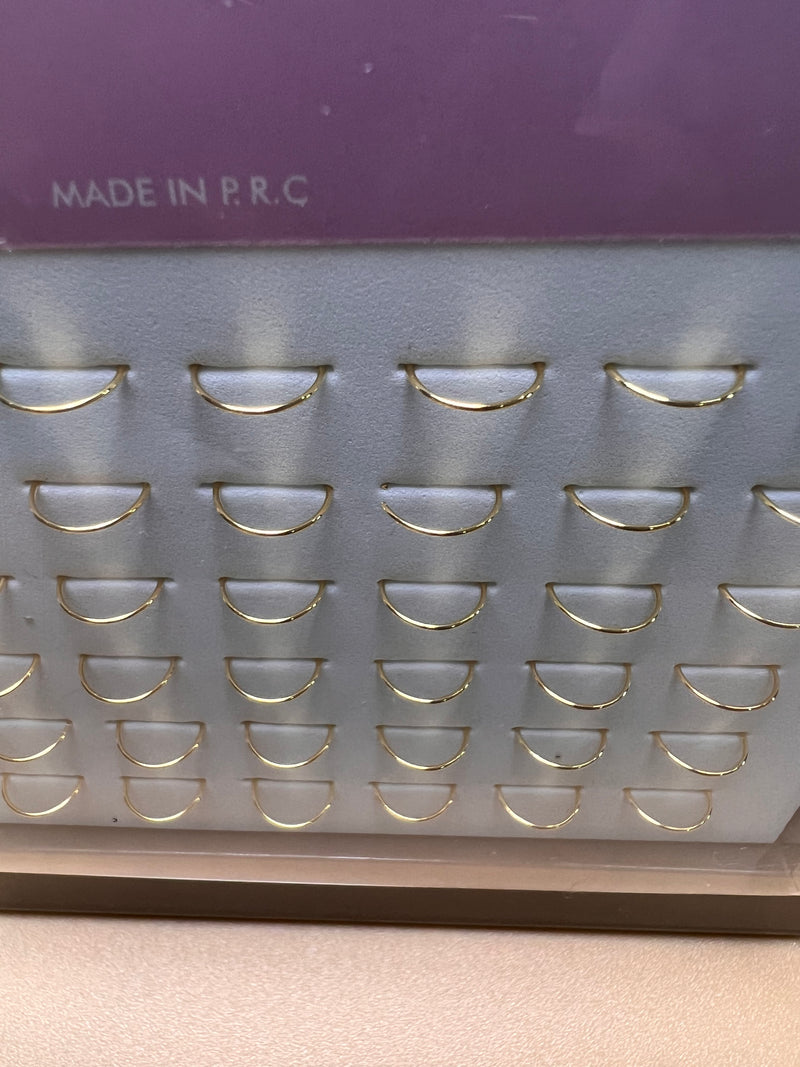 Ladies Minimal Cuff Hoop Nose Rings