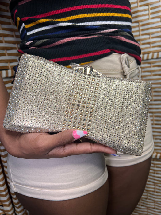 Womens Evening Sparkling Luxury Full Rhinestones Clutch Bag
