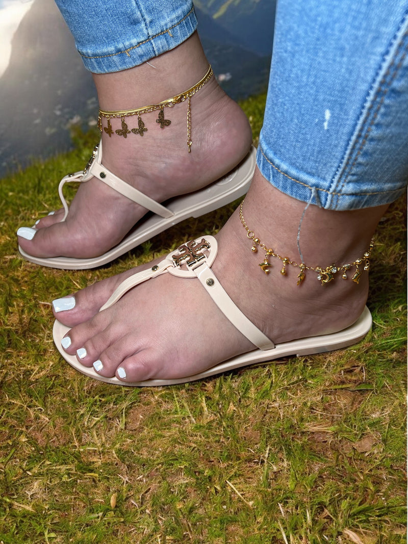 Tory Burch Luxe Beach Sandals