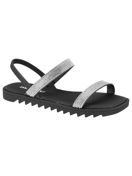Moleca Ladies Comfort Glittery Beaded Strap Sandals (Size 40/9)