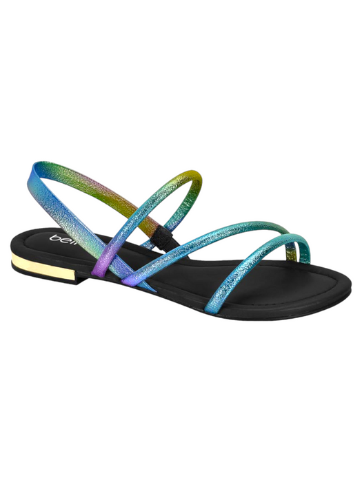 Beira Rio Ladies Comfort Multi-Strap Glittery Sandals (Only Size 38/7)