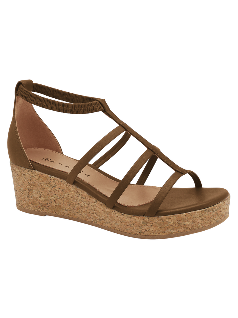 Ramarim Ladies Comfort Closed-Heel Open-Toe Wedge Shoes (Only Size 41/10)