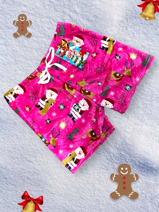 Ladies Korean Style Fluffy Pajama Pants (2 For $100) Christmas Edition