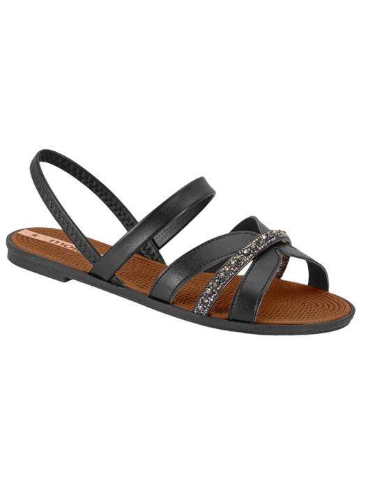 Moleca Ladies Comfort Beaded-Strap Sandals