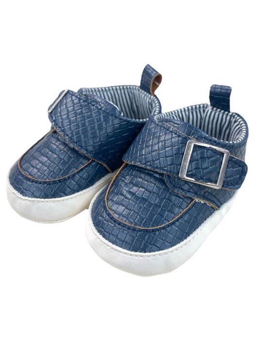 Baby Boys Textured-Pattern Strap Shoes