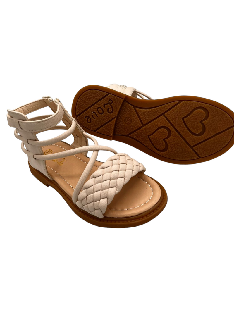 Girls Cross-Strap Sandals (29/11.5)