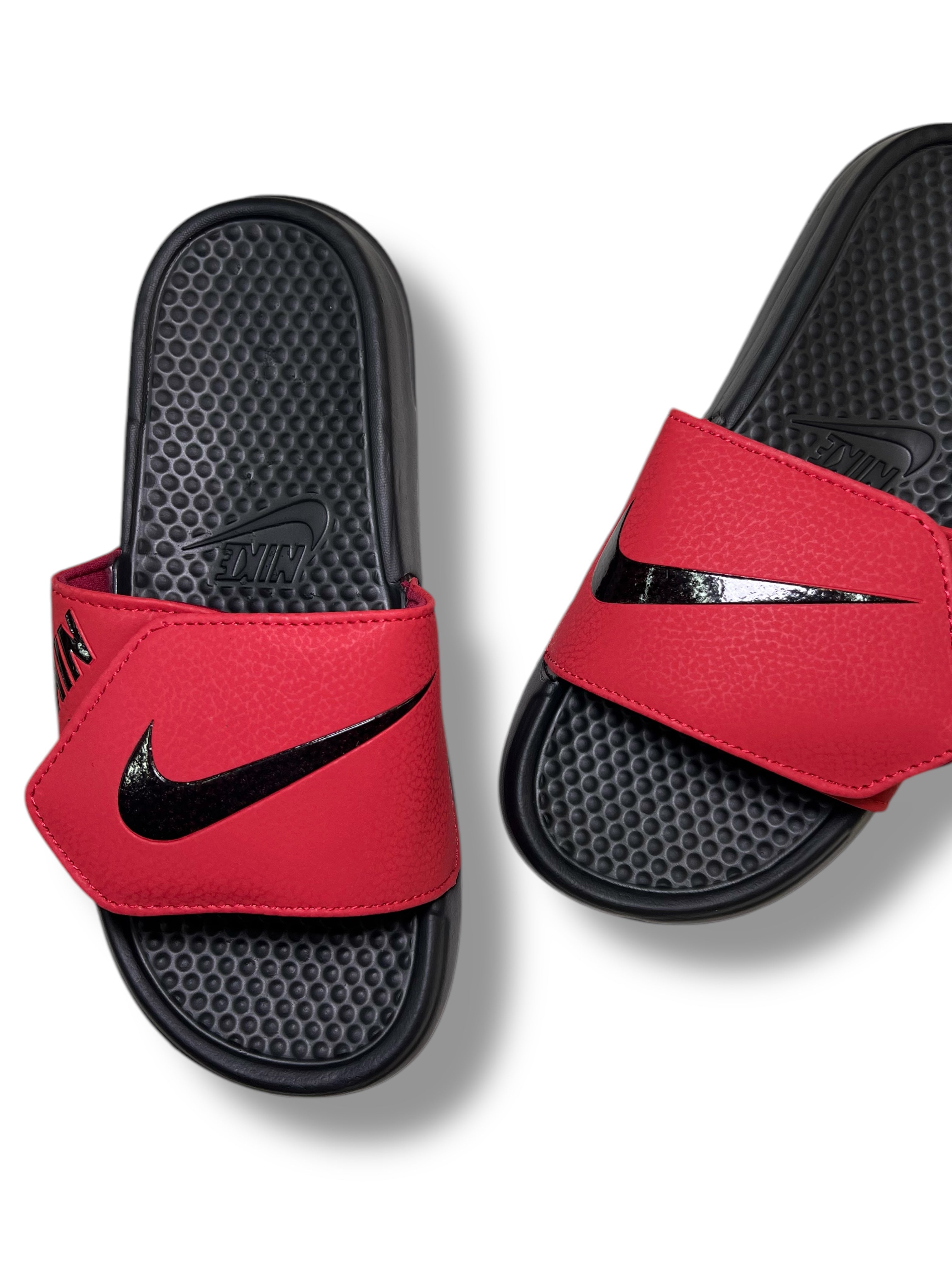 colorful nike sandals