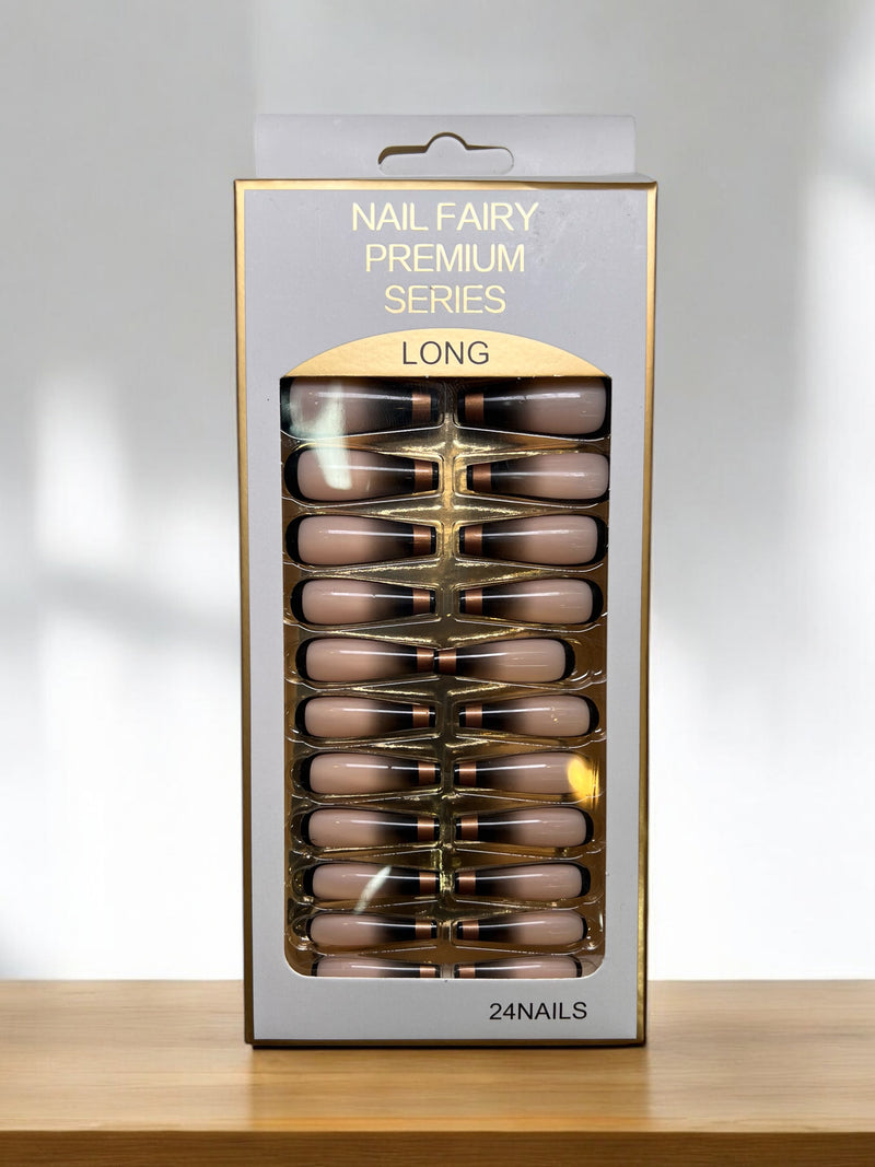 Nail Fairy Premium Series Long Press-On Nails - 24 Piece Set