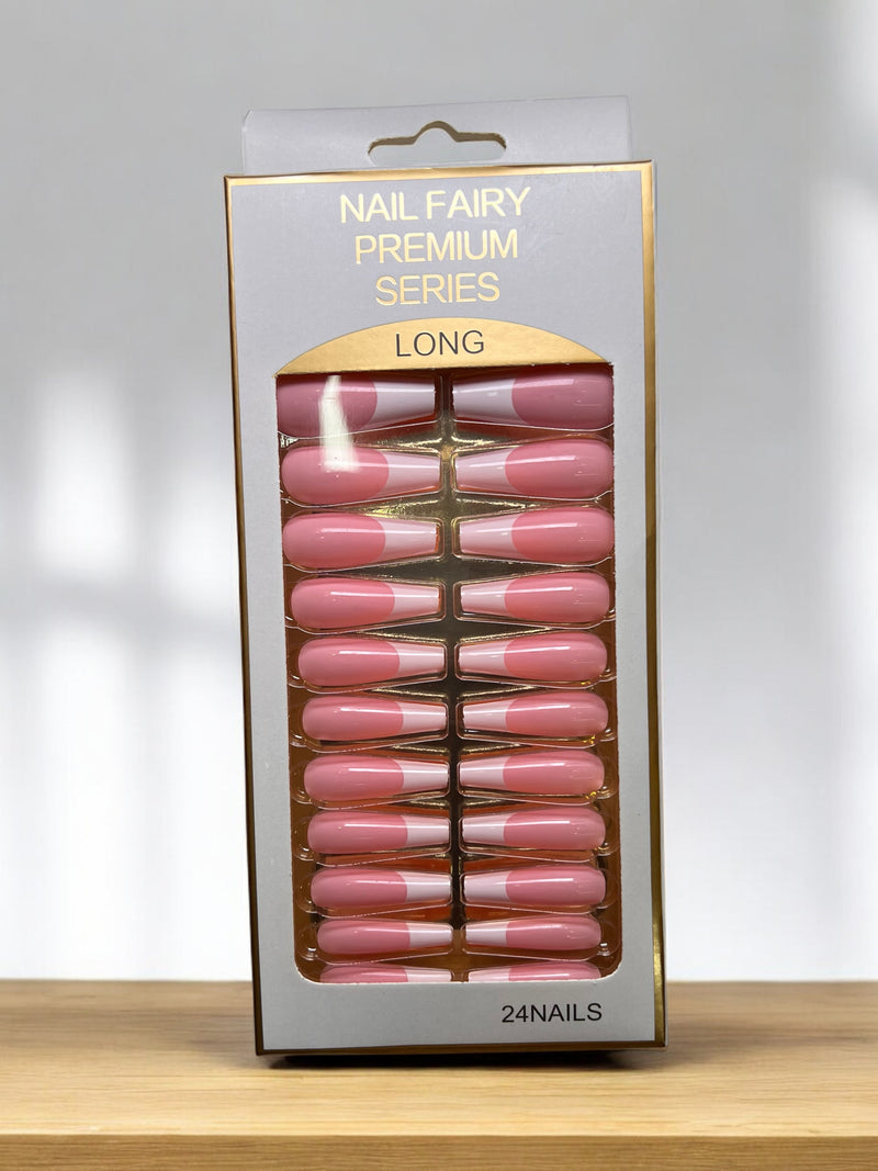 Nail Fairy Premium Series Long Press-On Nails - 24 Piece Set