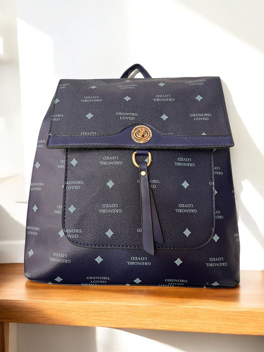 Grenobil Loved Chic Backpack with Gold Accent