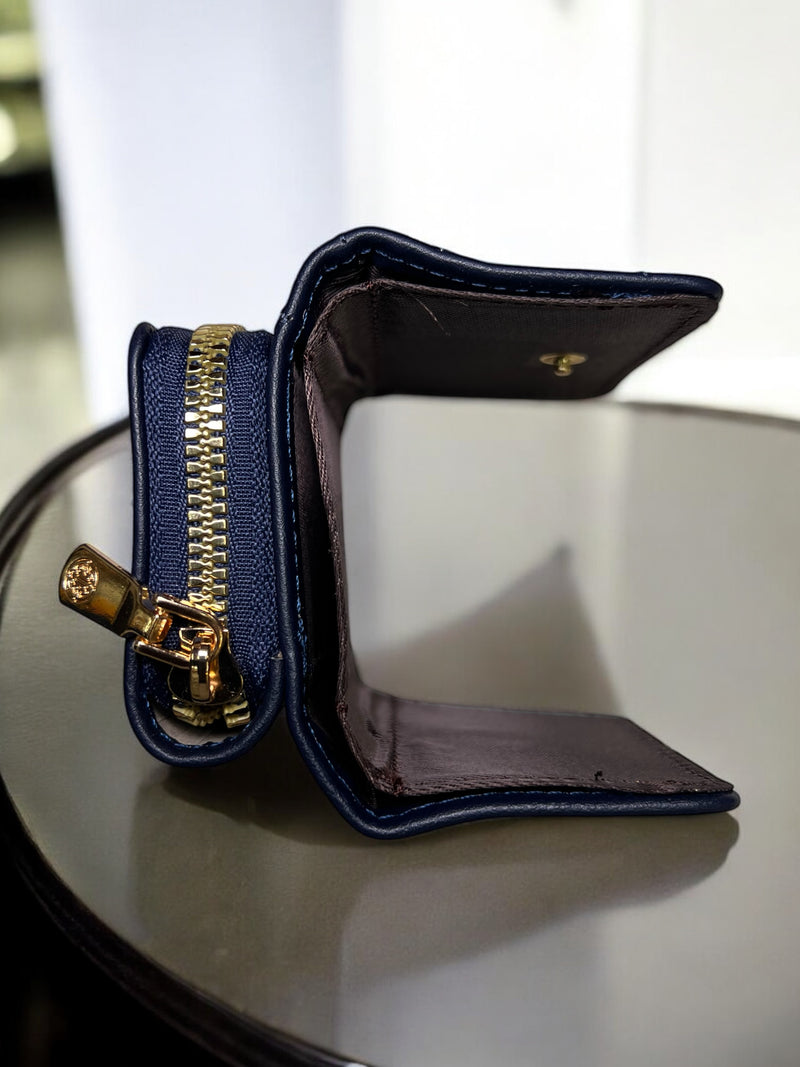 Grenobil Quilted Cognac Zip Wallet D-3552