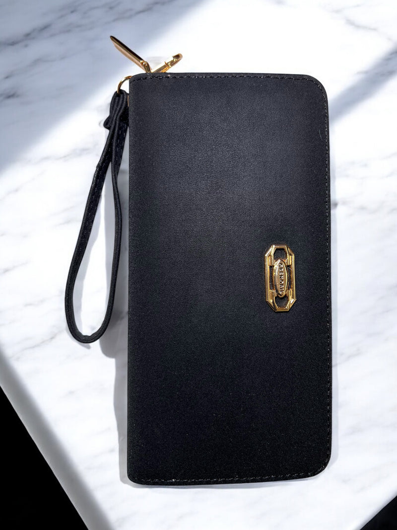Sleek Minimalist Wristlet Wallet D4245