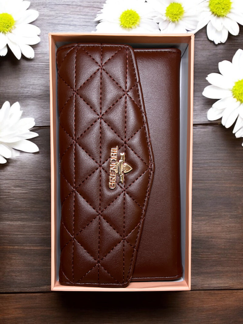 Quilted Elegance Wallet – Grenobil Collection D-9197