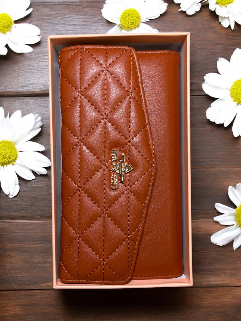 Quilted Elegance Wallet – Grenobil Collection D-9197