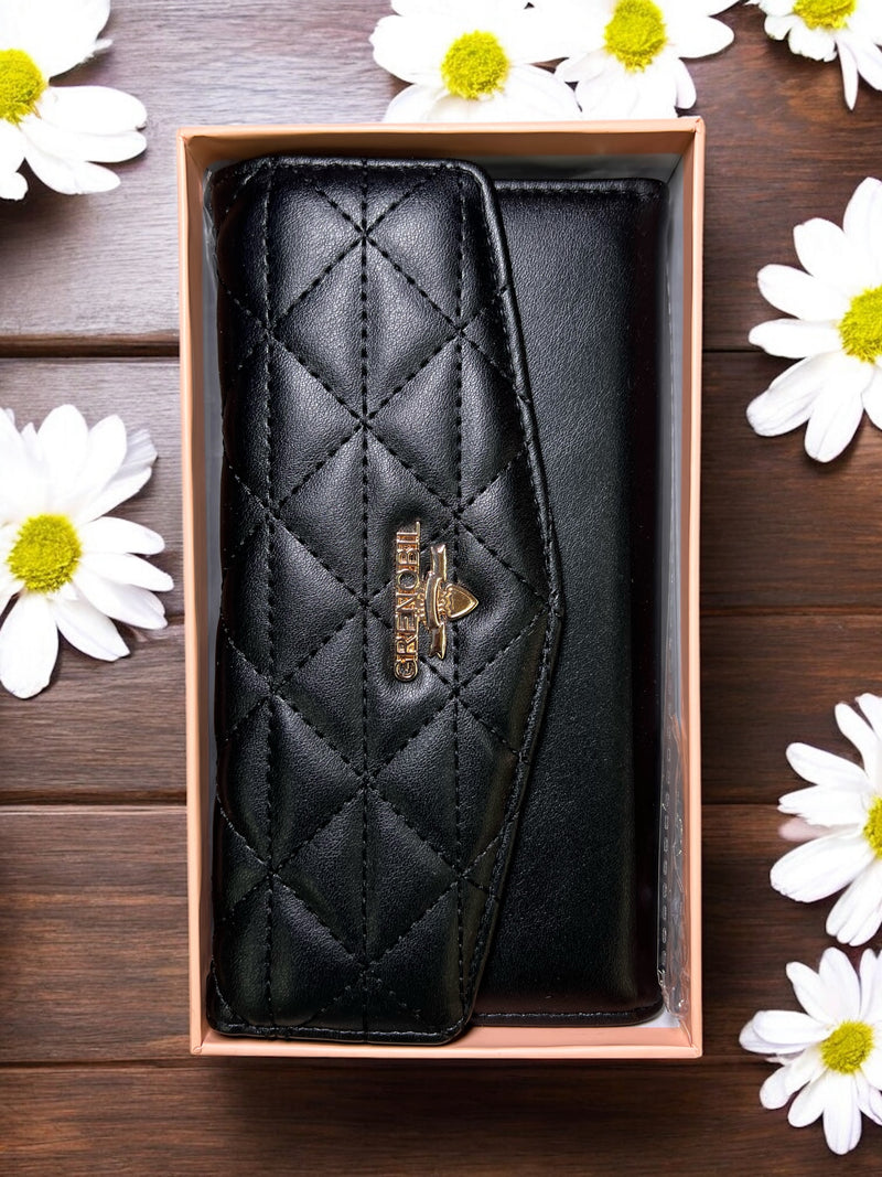 Quilted Elegance Wallet – Grenobil Collection D-9197