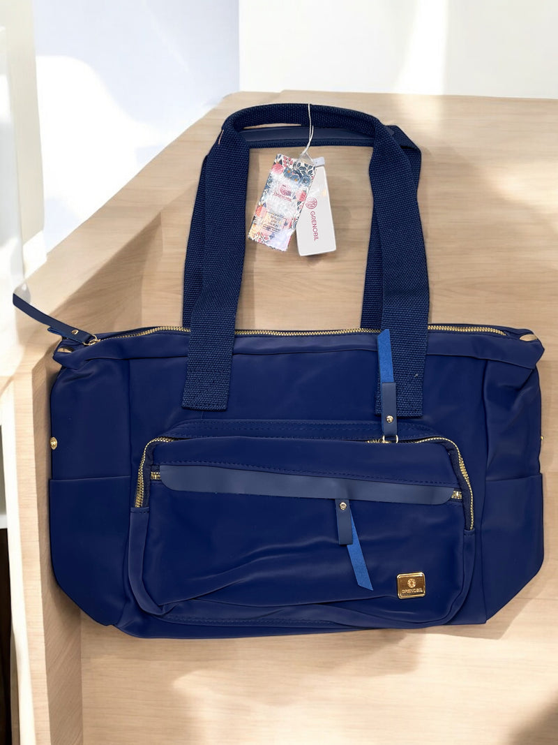 Casual Tote Bag with Front Pocket and Canvas Handles B-0233/B-0232