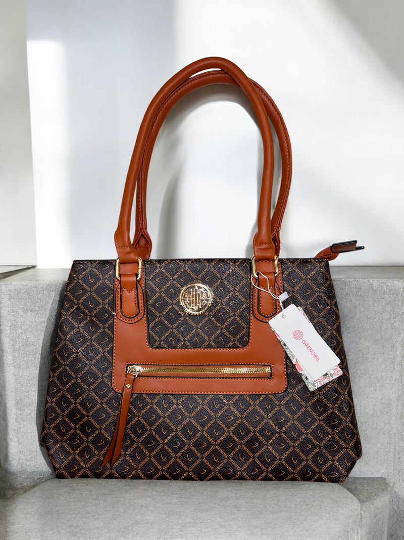 Grenobil Monogram Elegance Handbag B7867