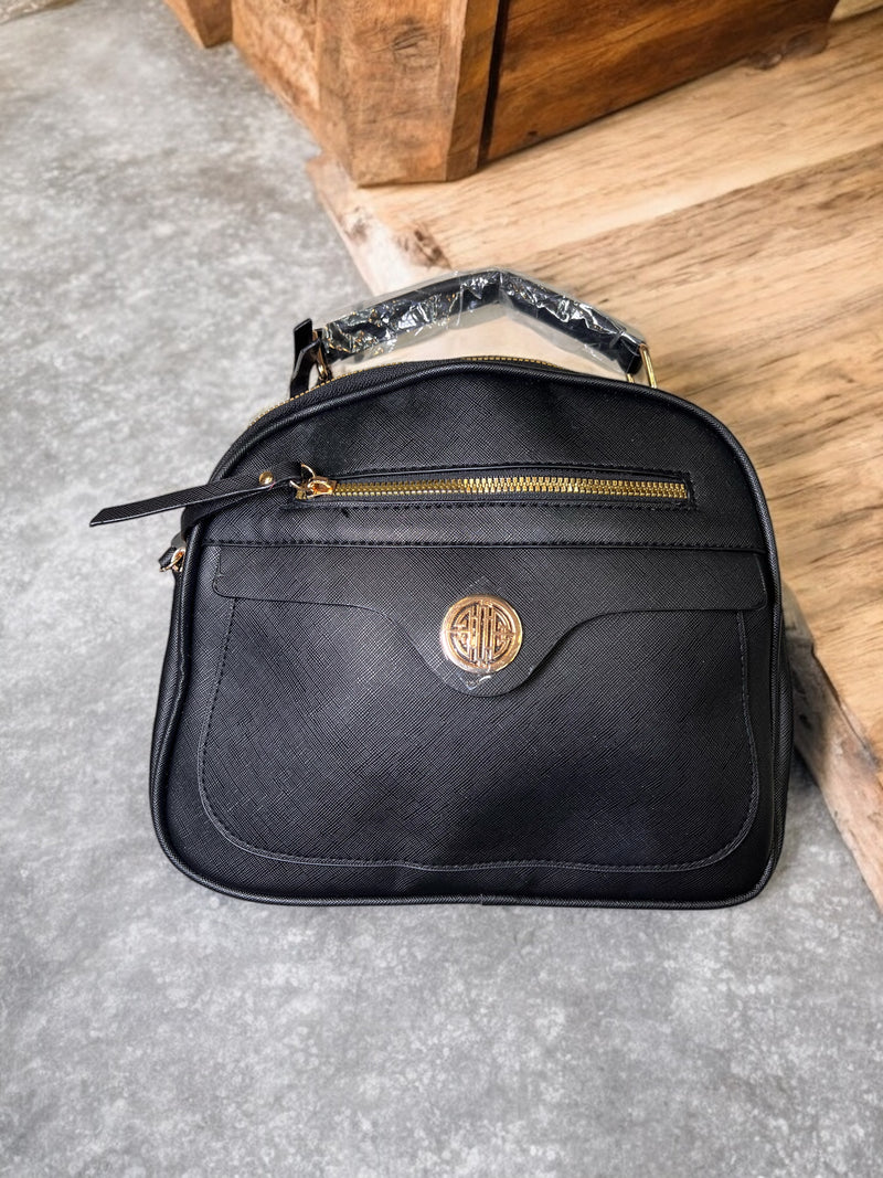 Grenobil Luxe Icon Shoulder Bag – Classic Black