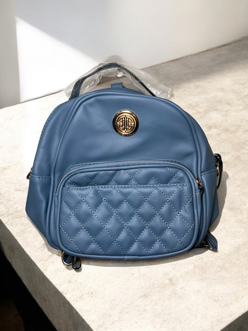 Rose Quilted Charm Backpack – Casual Luxe for Everyday E60-15