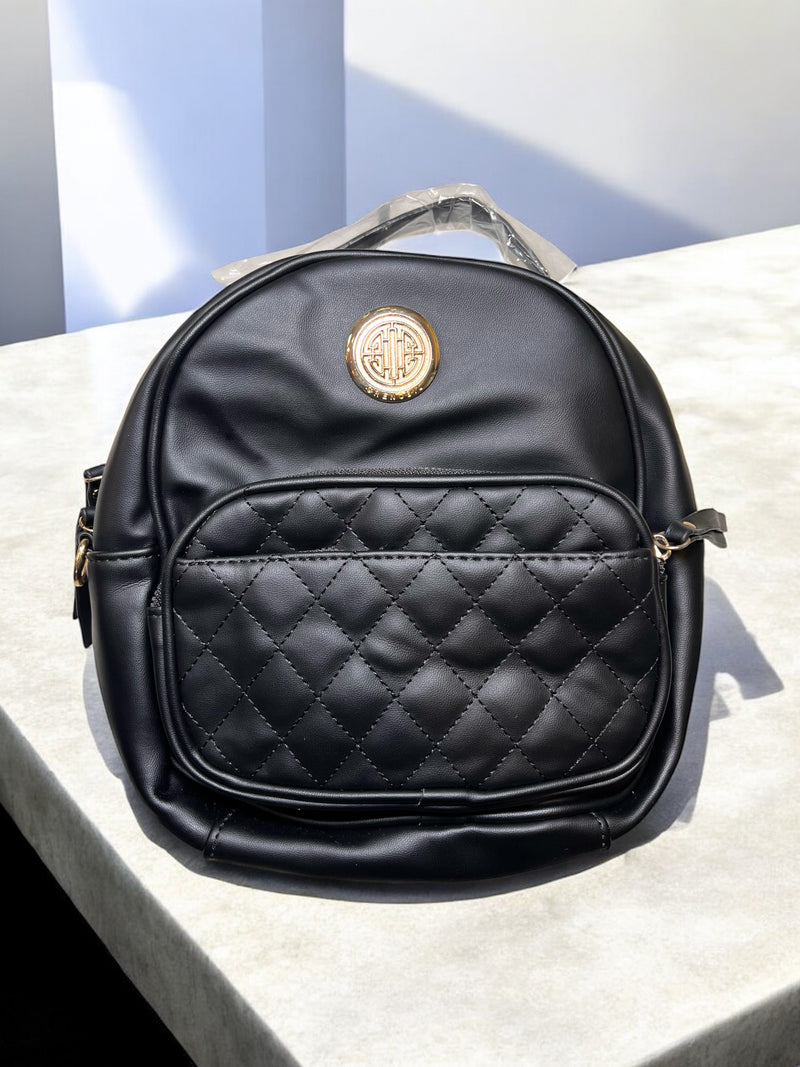 Rose Quilted Charm Backpack – Casual Luxe for Everyday E60-15