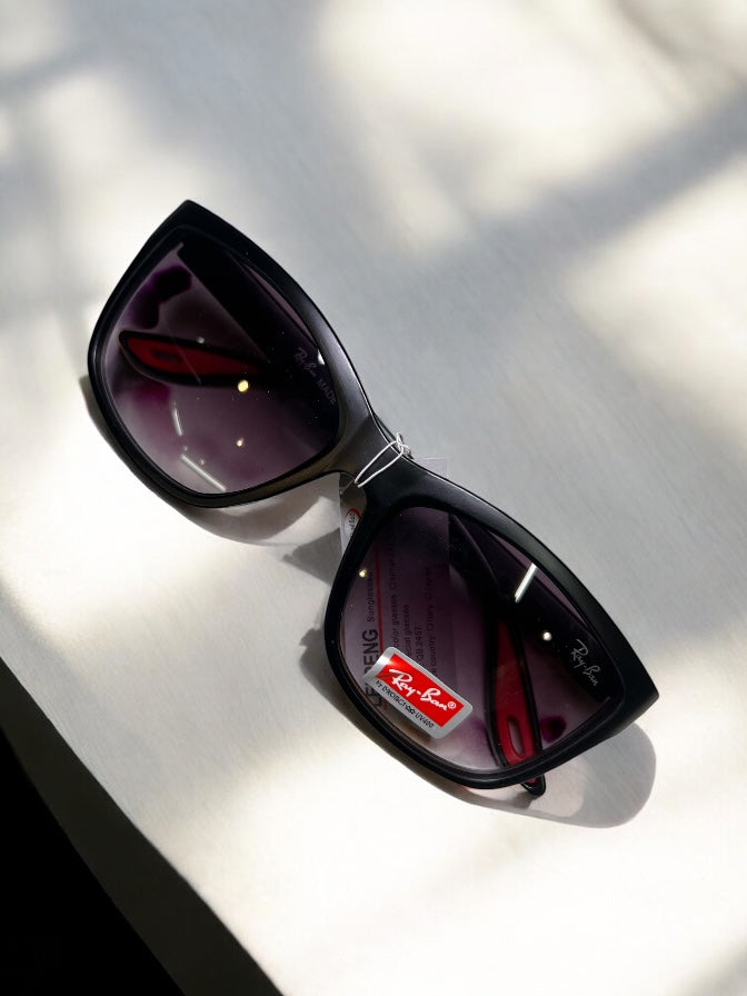 Retro Glare Oversized Cat-Eye Sunglasses 82827