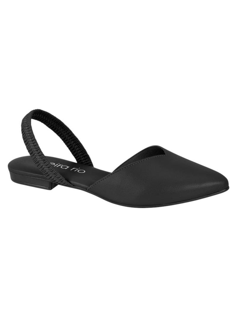 Beira Rio Chic Comfort Slingback Flat – Matte Black 4134.446