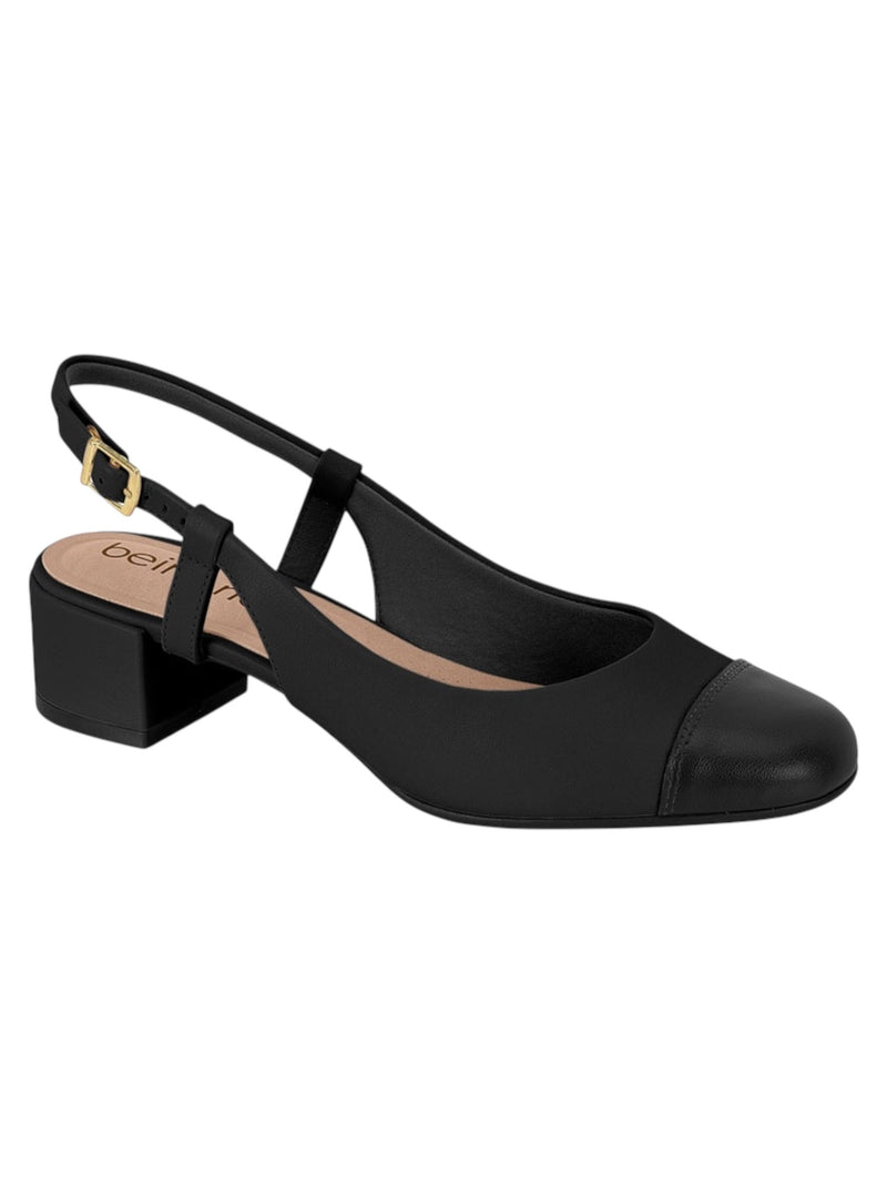 Beira Rio Two-Tone Slingback Block Heel 4301.111