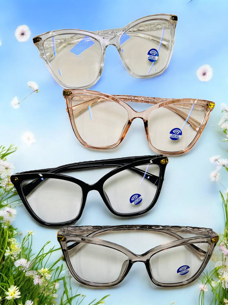 Blossom Cat-Eye Frame Series Blue Light Glasses