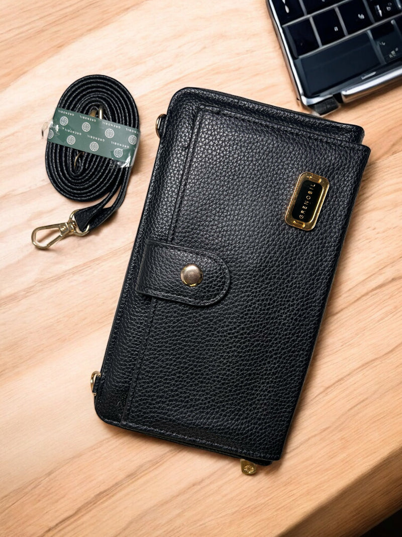 Grenobil Luxe Crossbody Wallet With Transparent Phone Holder D-3856