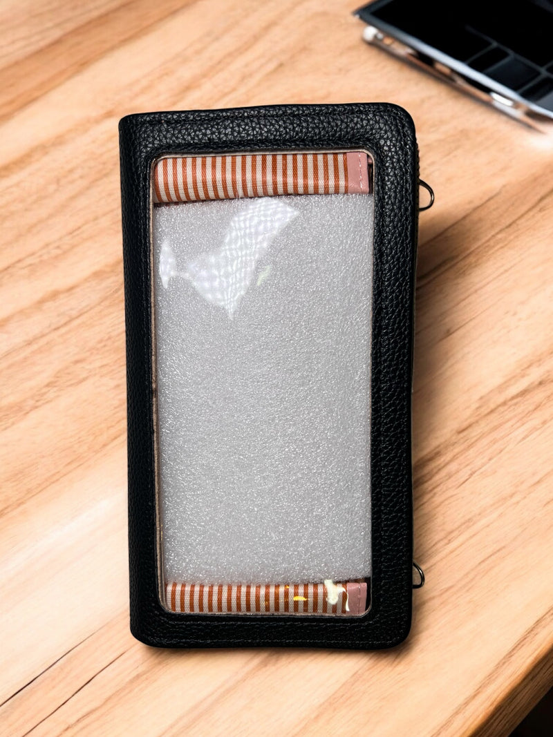 Grenobil Luxe Crossbody Wallet With Transparent Phone Holder D-3856