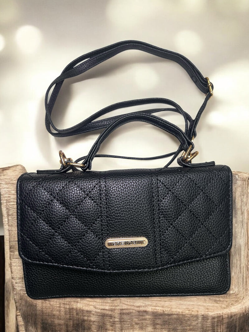 Grenobil “Ivory Luxe” 3-in-1 Quilted Handbag Set D9253