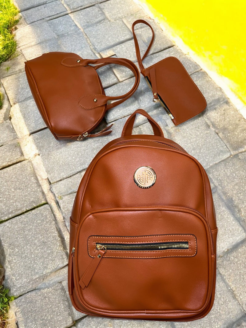 Grenobil Blush Bloom 3-Piece Backpack Set A-8308