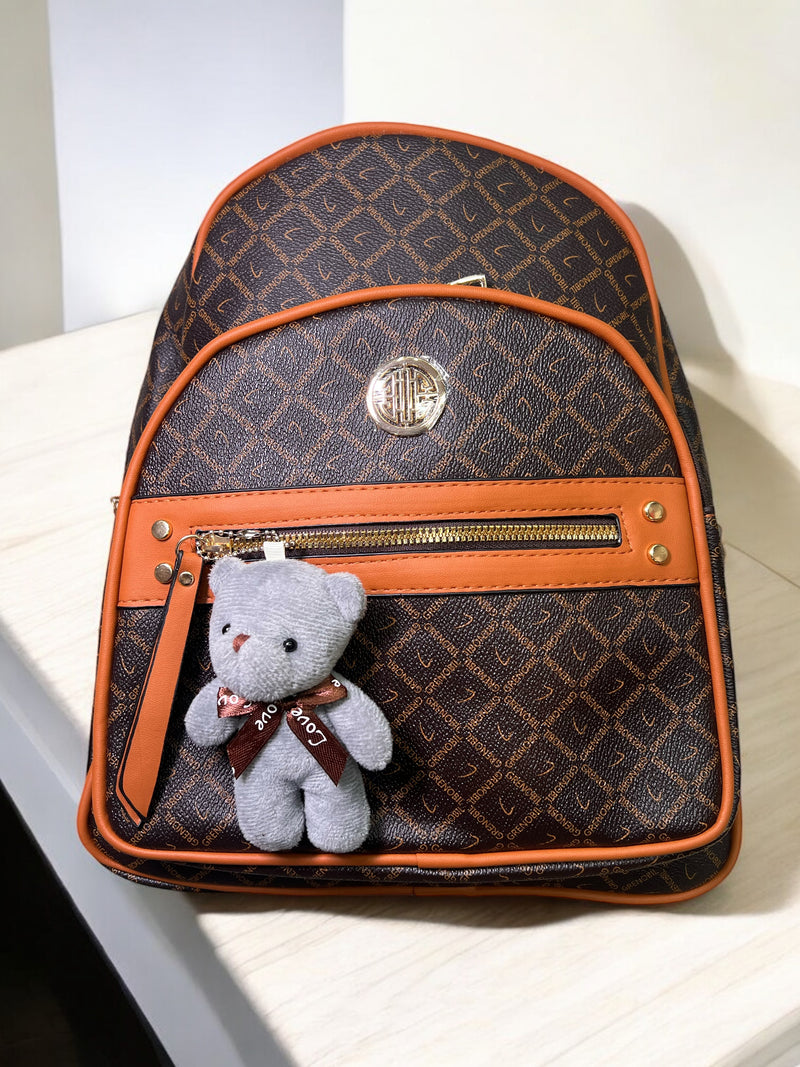 Grenobil Luxe Teddy Charm Backpack A7675