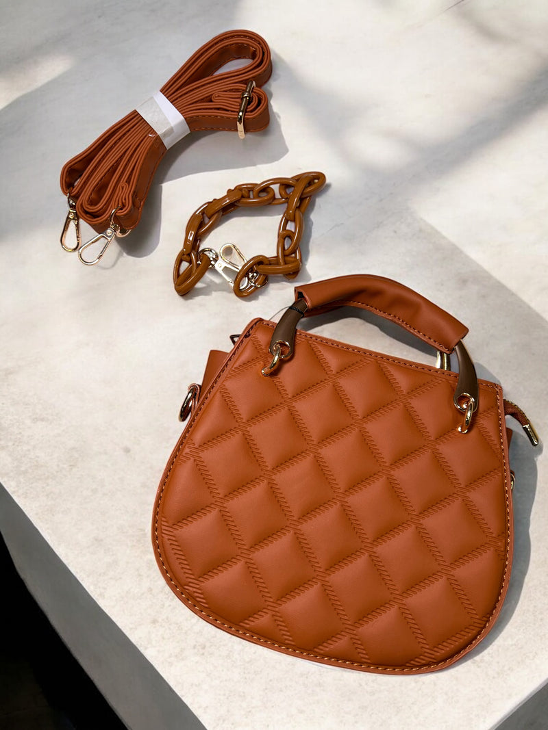 Georgeous BelleMode Diamond Stitch Handbag B7847