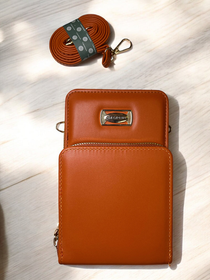 Grenobil Sleek Black Crossbody Sling Bag D-3905