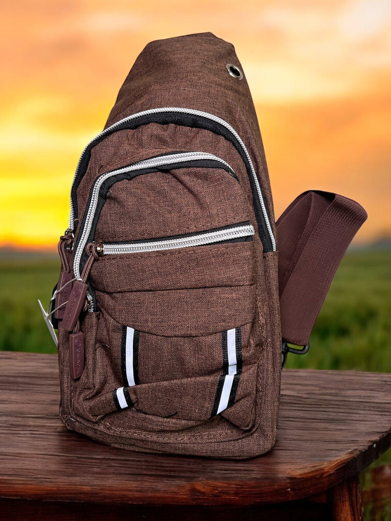 Grenobil Charcoal Grey Crossbody Sling Bag F00168