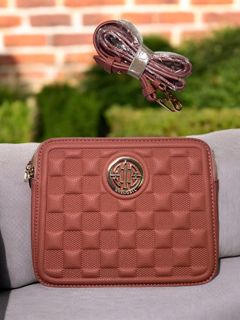 Grenobil Luxe Quilted Crossbody Bag B-7549