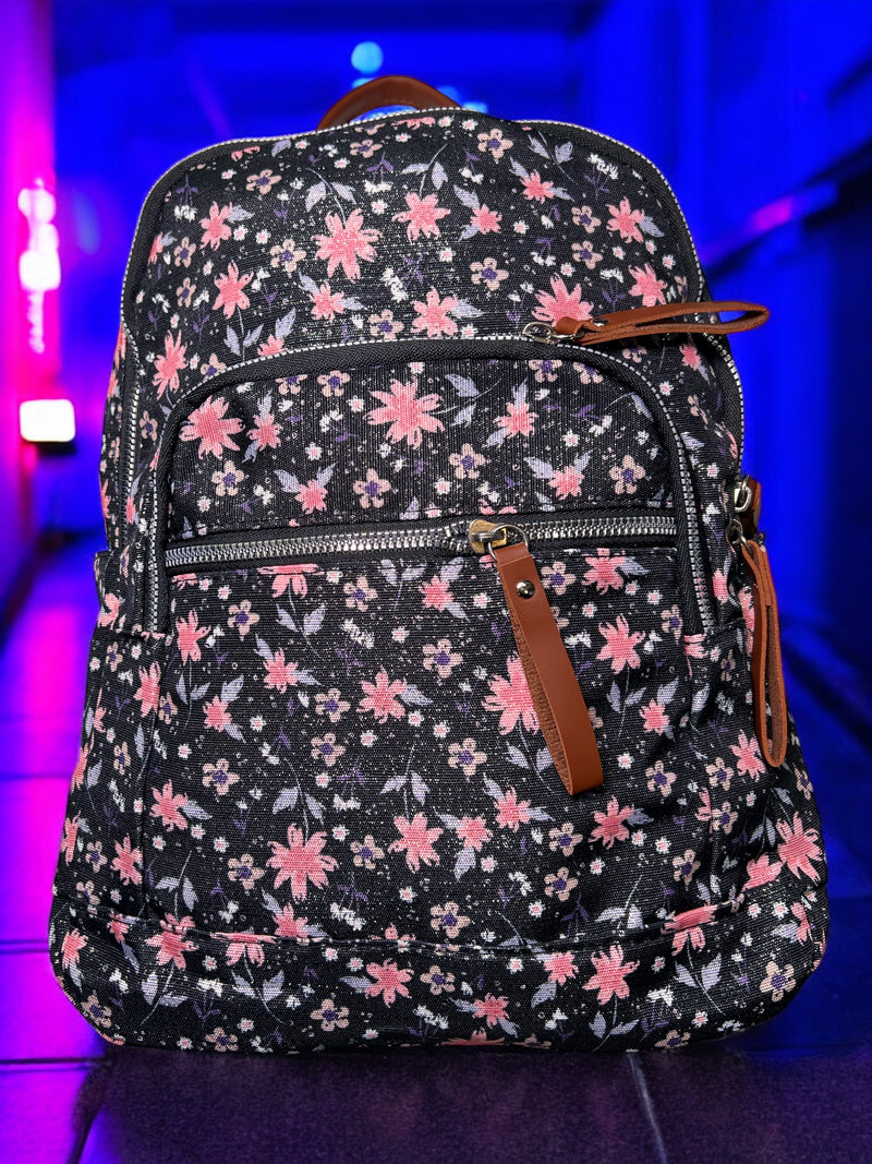 Grenobil “Petal Bloom” Floral Backpack A-0334