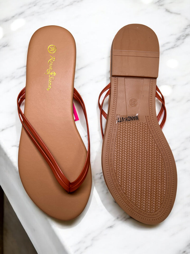 Rosa Siena – Minimalist Toe-Loop Sandals Mandy-V77