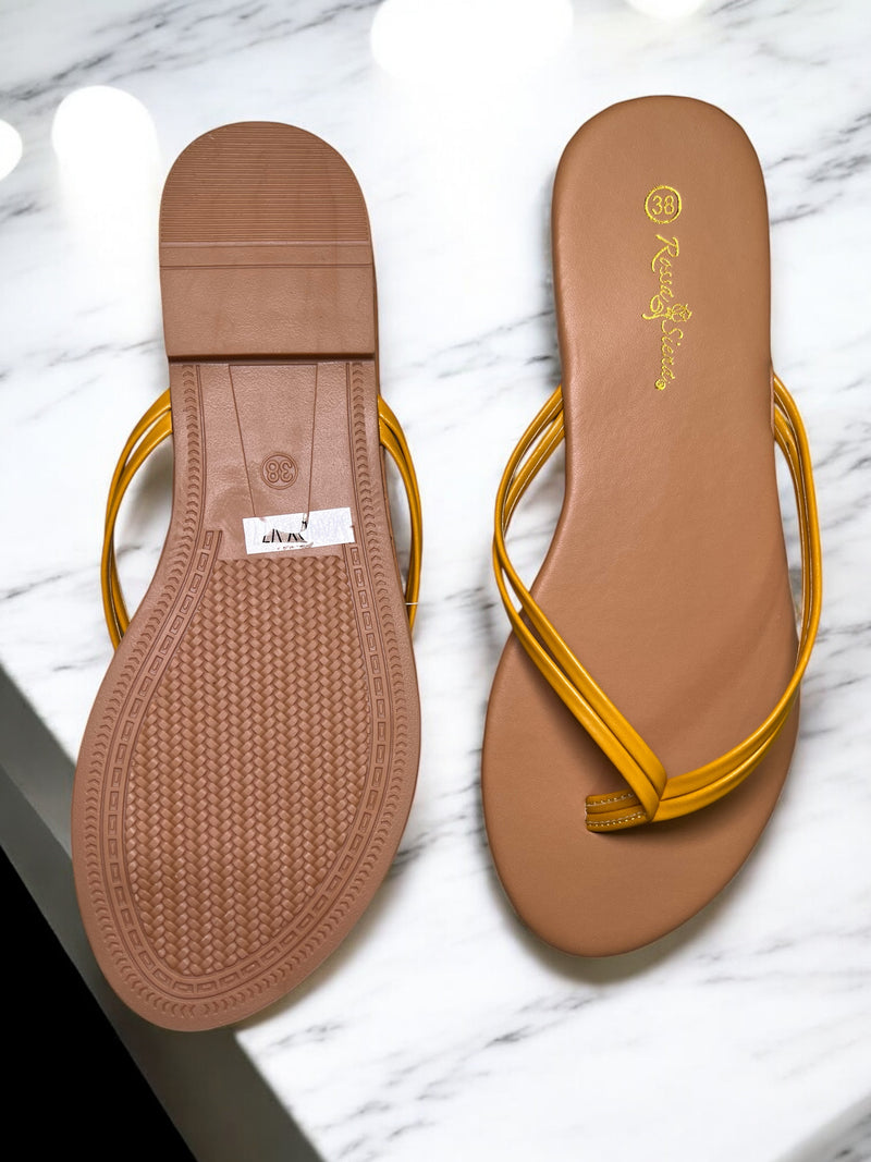 Rosa Siena – Minimalist Toe-Loop Sandals Mandy-V77