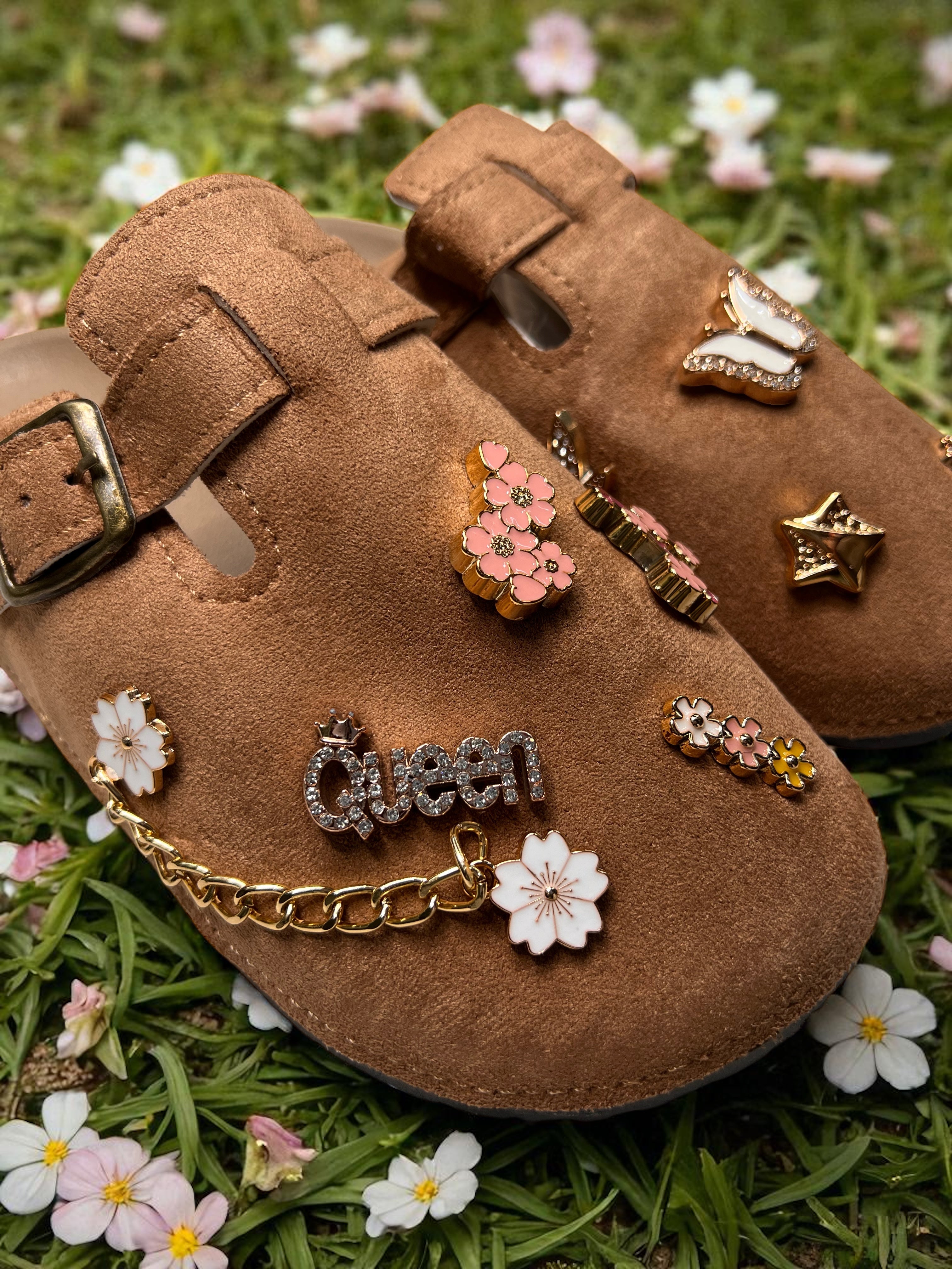 Embellished Queen Mule Clogs A069 — Infinite Styles